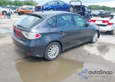 2009 Subaru Impreza 2.5I z USA, uszkodzony, nr VIN JF1GH60639H808491